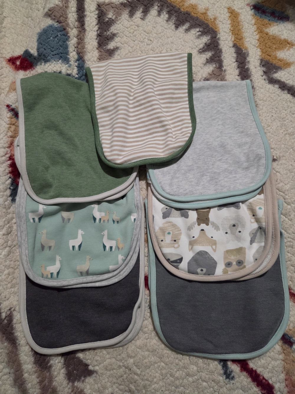 Cloud Island 7 Burp Cloth